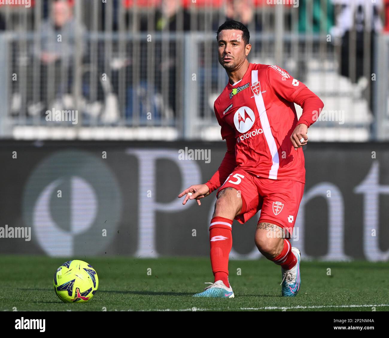 Monza, Italia. 04th Mar, 2023. U-Power Stadium, 04.03.23 Armando Izzo (55 AC Monza) durante la Serie Un match tra AC Monza ed Empoli all'U-Power Stadium di Monza, Italia Soccer (Cristiano Mazzi/SPP) Credit: SPP Sport Press Photo. /Alamy Live News Foto Stock