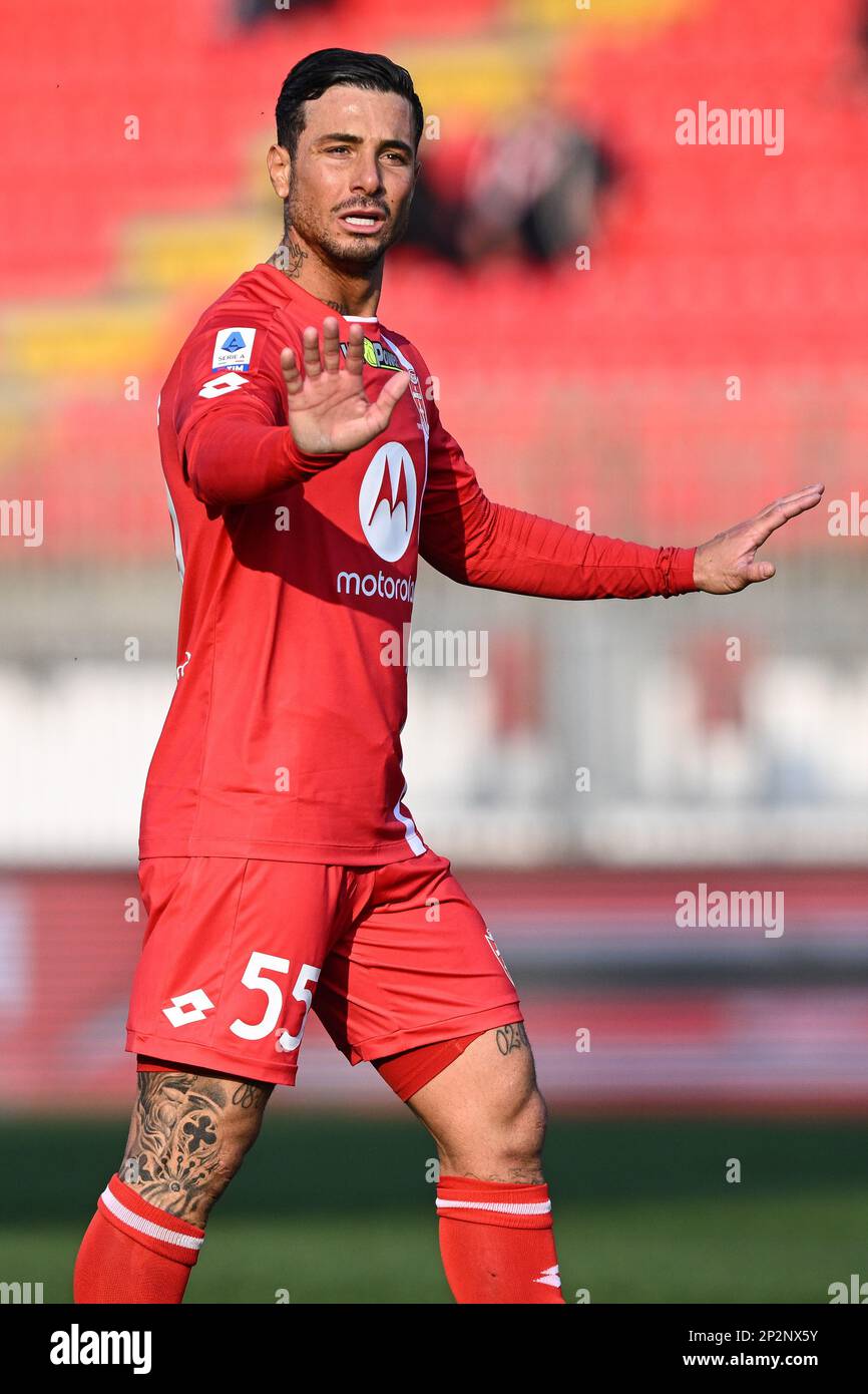 Monza, Italia. 04th Mar, 2023. U-Power Stadium, 04.03.23 Armando Izzo (55 AC Monza) durante la Serie Un match tra AC Monza ed Empoli all'U-Power Stadium di Monza, Italia Soccer (Cristiano Mazzi/SPP) Credit: SPP Sport Press Photo. /Alamy Live News Foto Stock