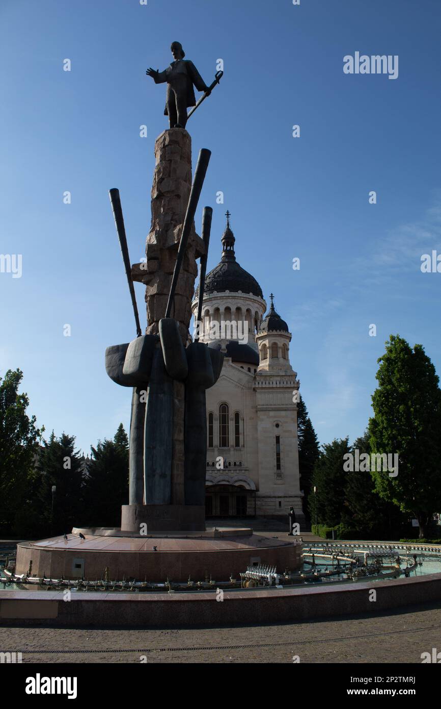 Dormizione della Theotokos cattedrale, Cluj-Napoca, Romania Foto Stock