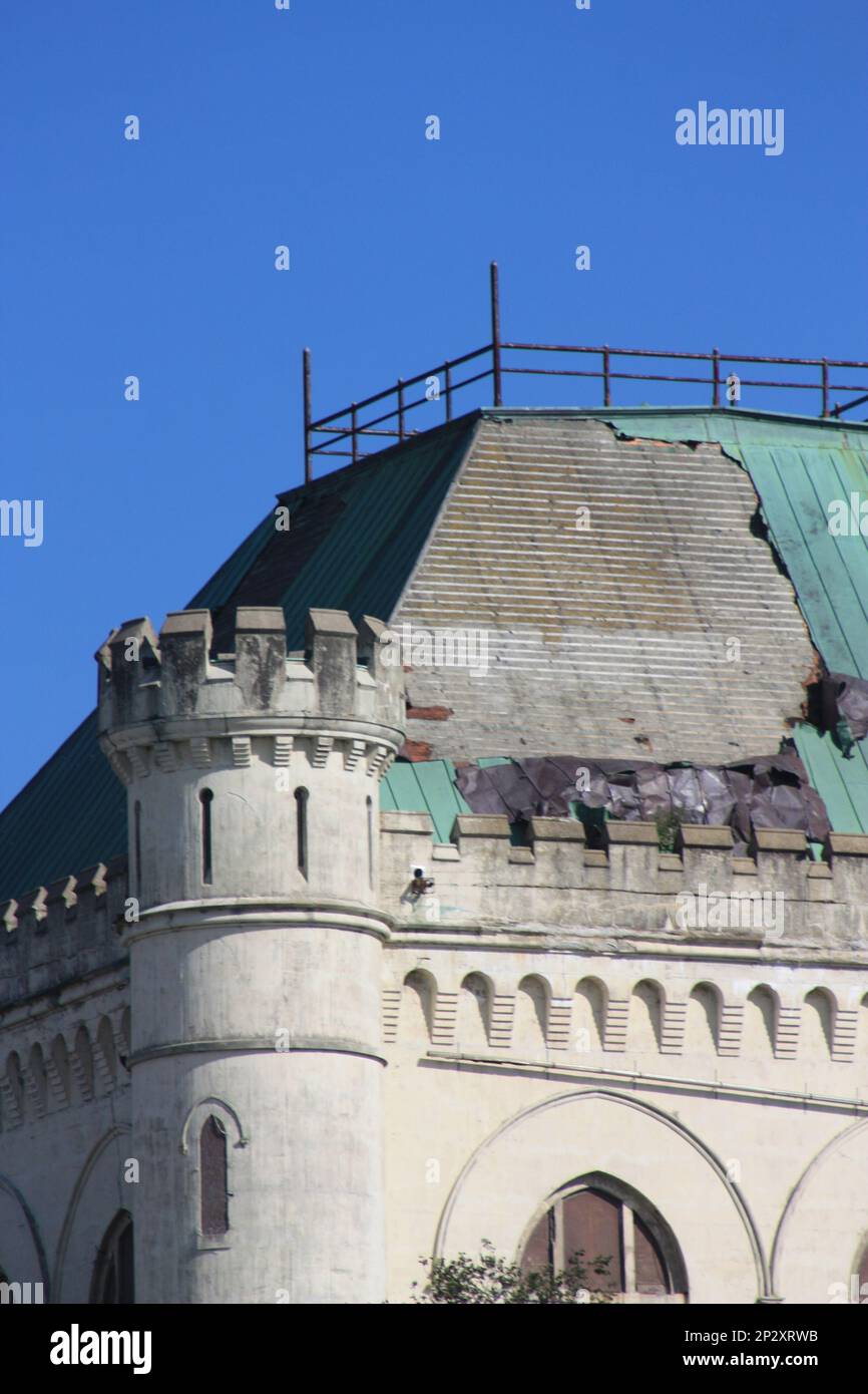 Stati Uniti abbandonati Prigione della Marina e del corpo Marino a Kittery, Maine Foto Stock