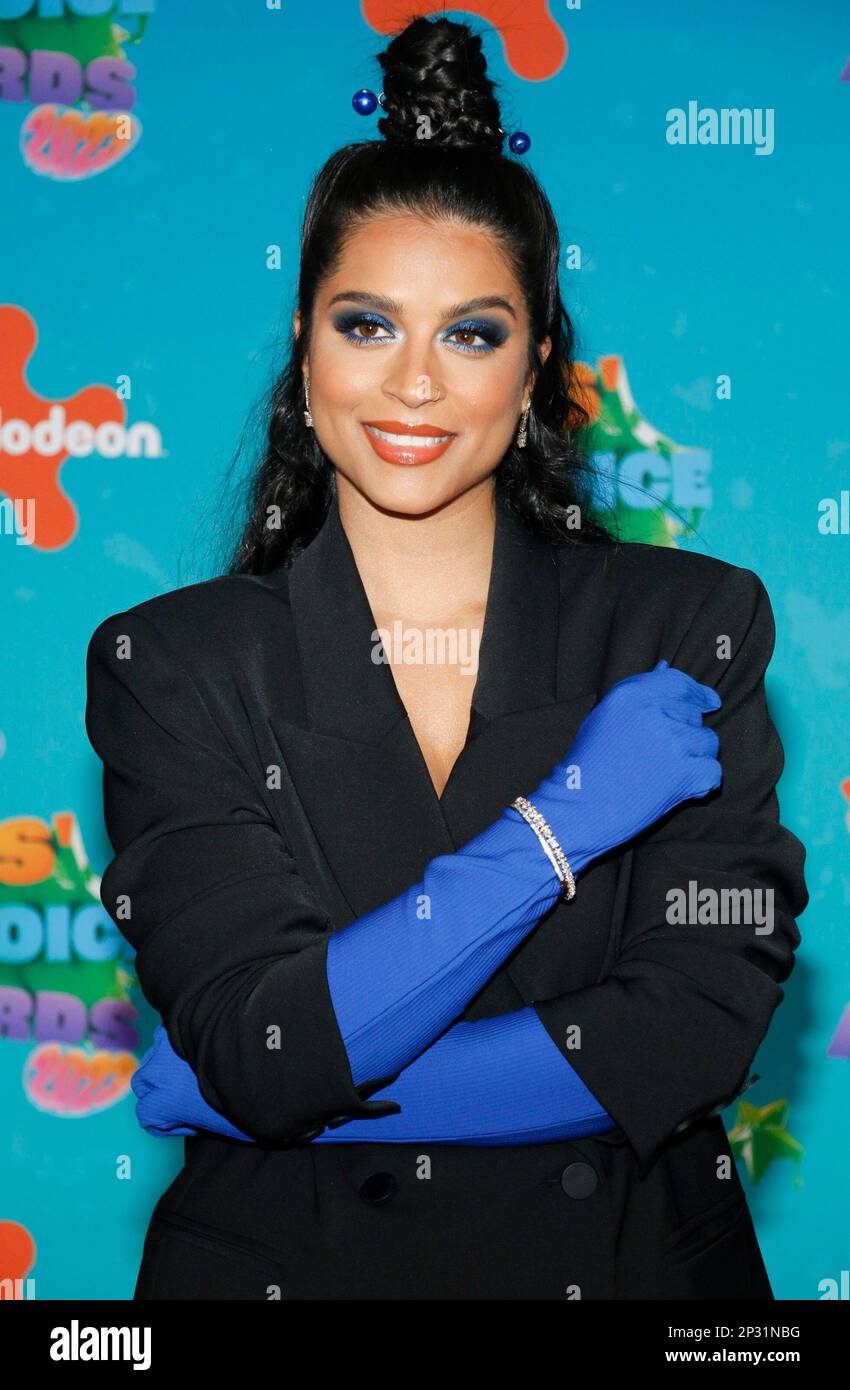 Los Angeles, California. 4th Mar, 2023. Lilly Singh in arrivo per Nickelodeon Kids' Choice Awards, Microsoft Theater, Los Angeles, CA 4 marzo 2023. Credit: Elizabeth Goodenough/Everett Collection/Alamy Live News Foto Stock