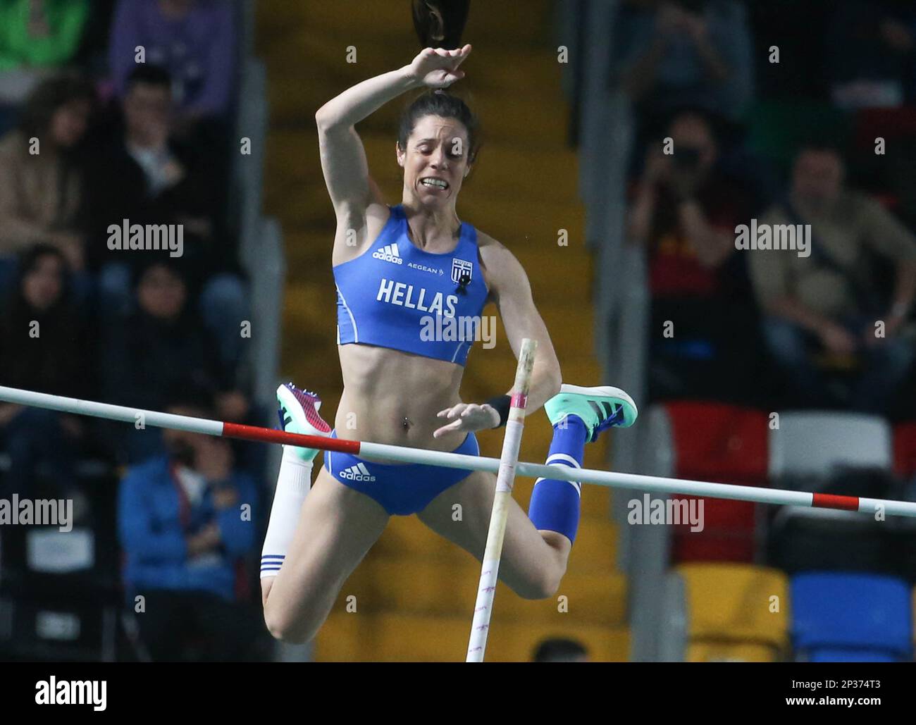 Aikaterini STEFANIDI di Grecia Pole Vault Donne Finalduring i Campionati europei di atletica indoor 2023 il 4 marzo 2023 all'Atakoy Arena di Istanbul, Turchia - Foto Laurent Lairys / ABACAPRESS.COM Foto Stock