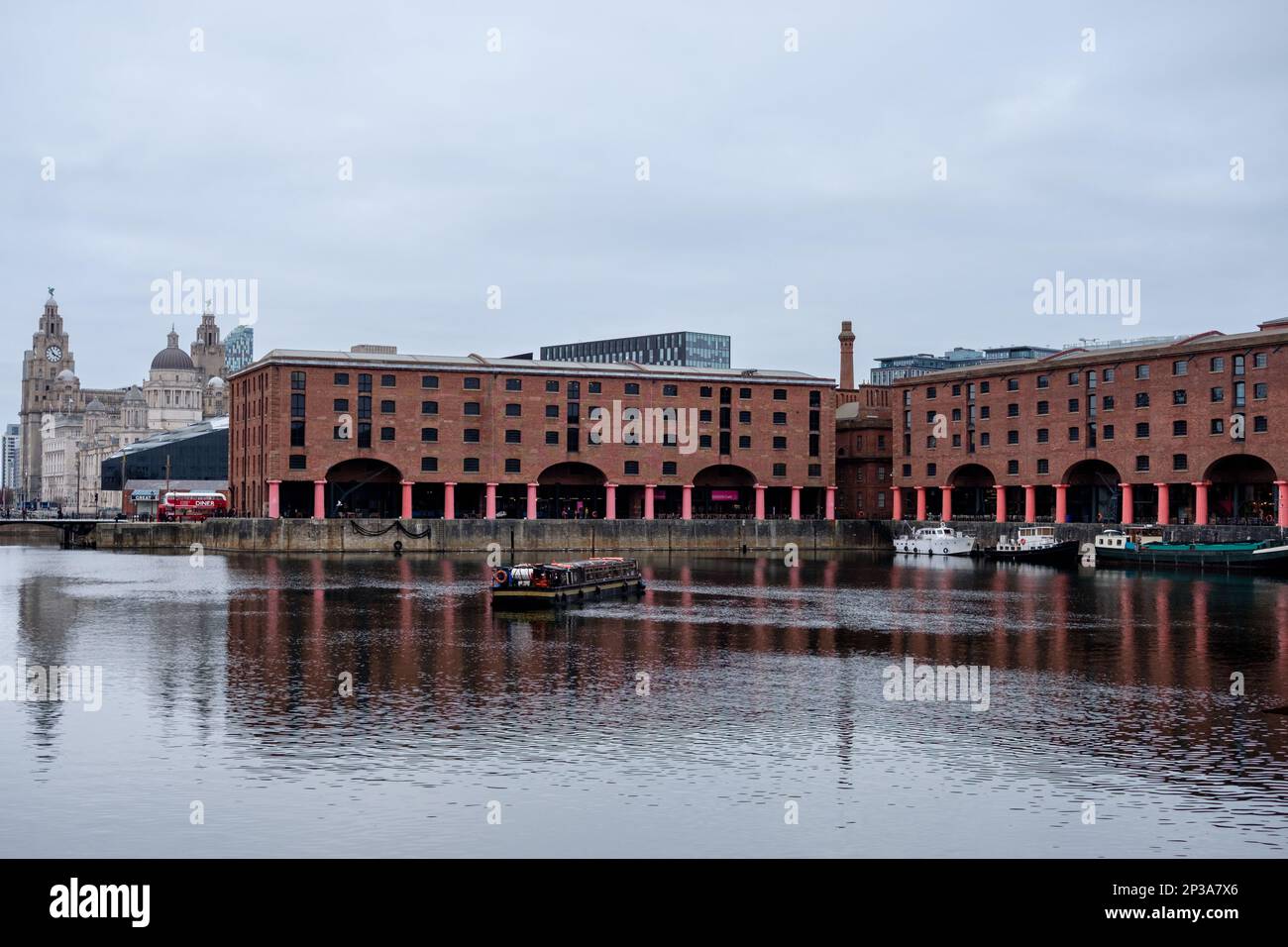 Royal Albert Dock Liverpool Foto Stock