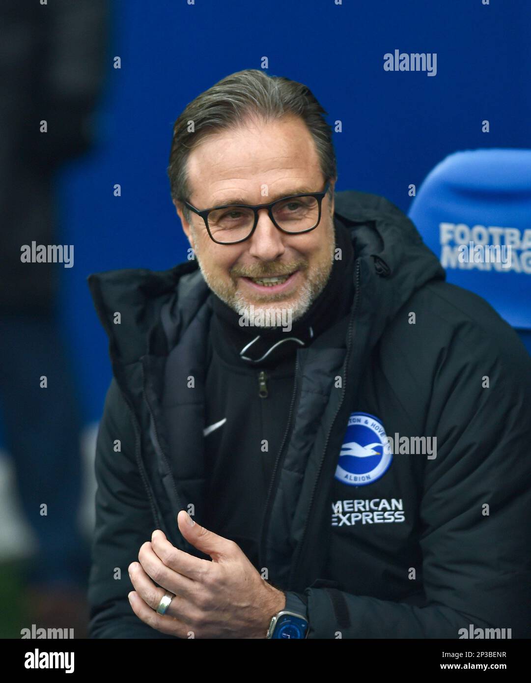 Capo allenatore dei brighton immagini e fotografie stock ad alta