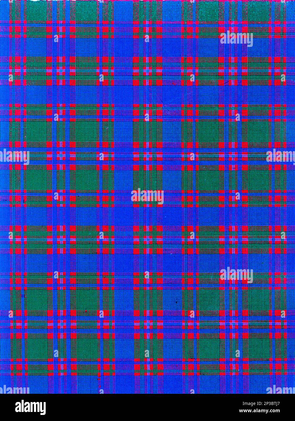 Macintyre Clan Tartan dal libro 'Una storia delle Highlands scozzesi, dei clan delle Highland e dei reggimenti delle Highland' Volume 2 di Maclauchlan, Thomas, 1816-1886; Wilson, John, 1785-1854; Keltie, John Scott, Sir, 1840-1927 Data di pubblicazione 1875 editore Edinburgh ; Londra : A. Fullarton Foto Stock