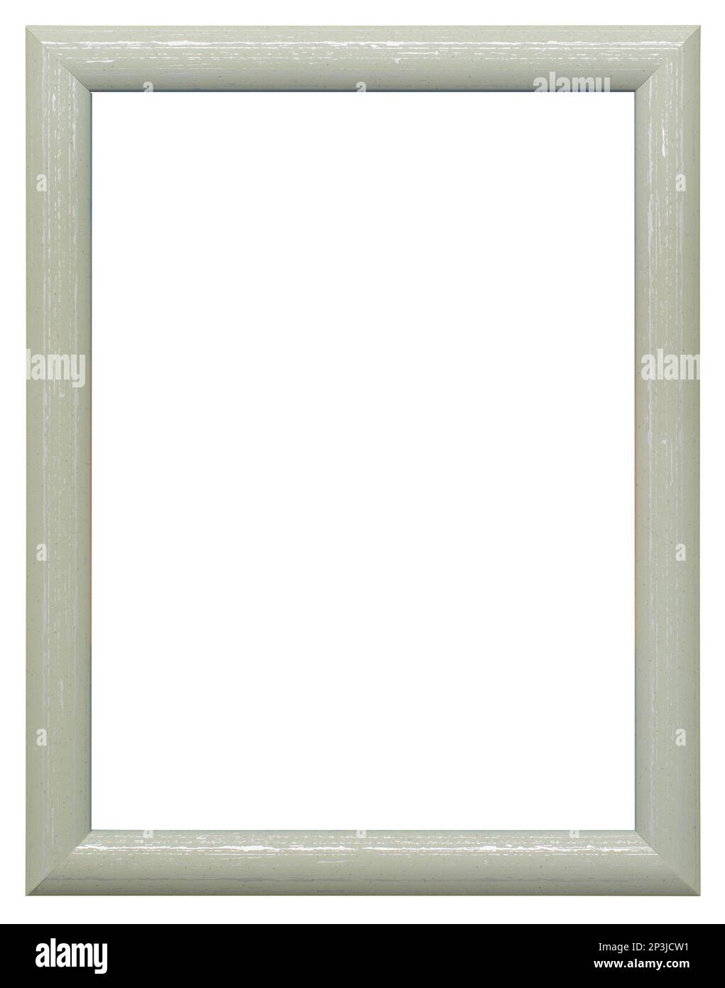Cornice fotografica in plastica mockup su sfondo trasparente Foto Stock