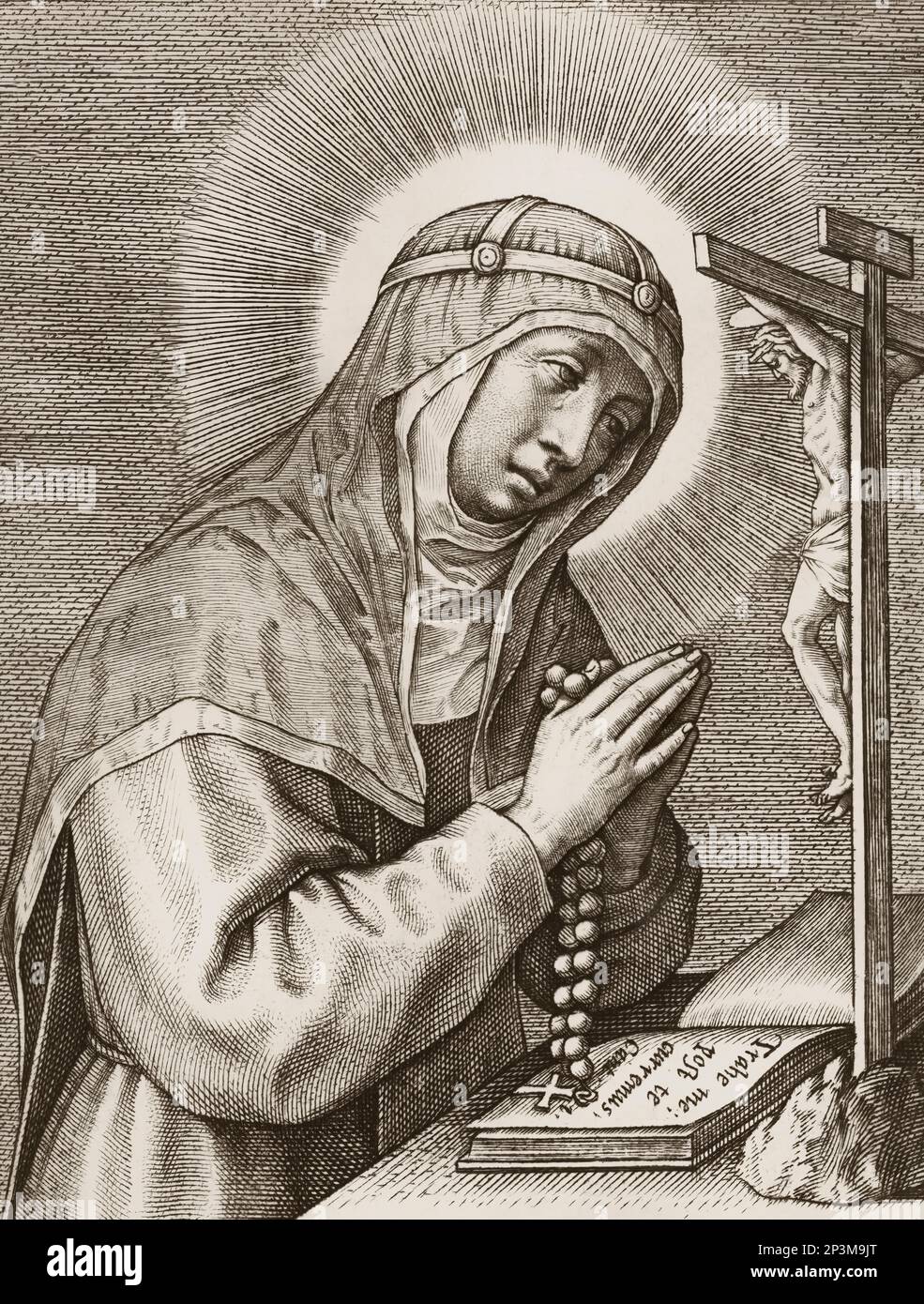 Bridget di Svezia, Saint Birgitta, c. 1303 – 1373 Foto Stock
