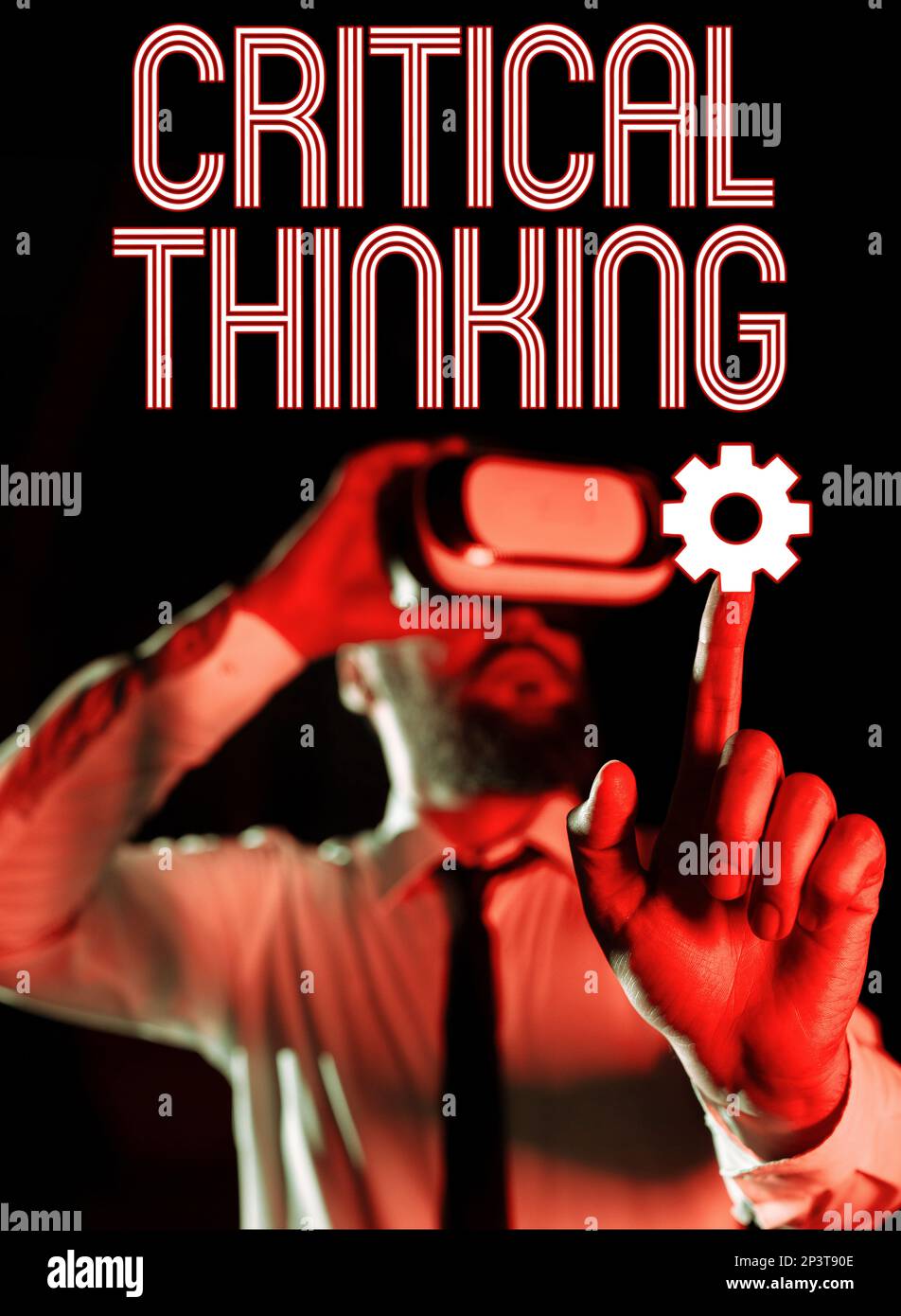 Visualizzazione concettuale pensiero critico. Sequenza concettuale Internet delle fasi di un progetto che richiede il tempo più lungo Foto Stock