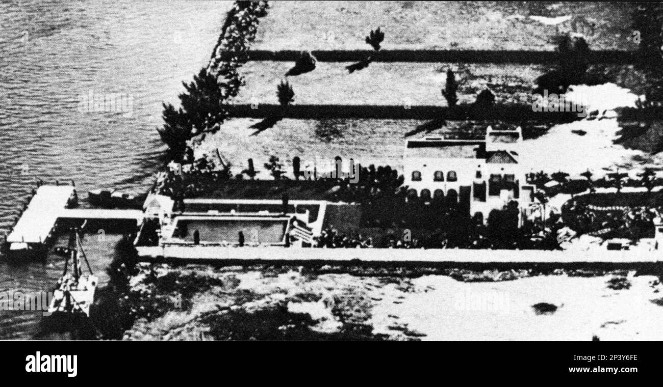 1930 ca, Palm Spring , USA : la famosa gangstern al CAPONE ( Alphonse Caponi , New York , 1899 - Palm Spring 1947 ) Villa vicino Miami - delinquente - mafia - mafioso ---- Archivio GBB Foto Stock