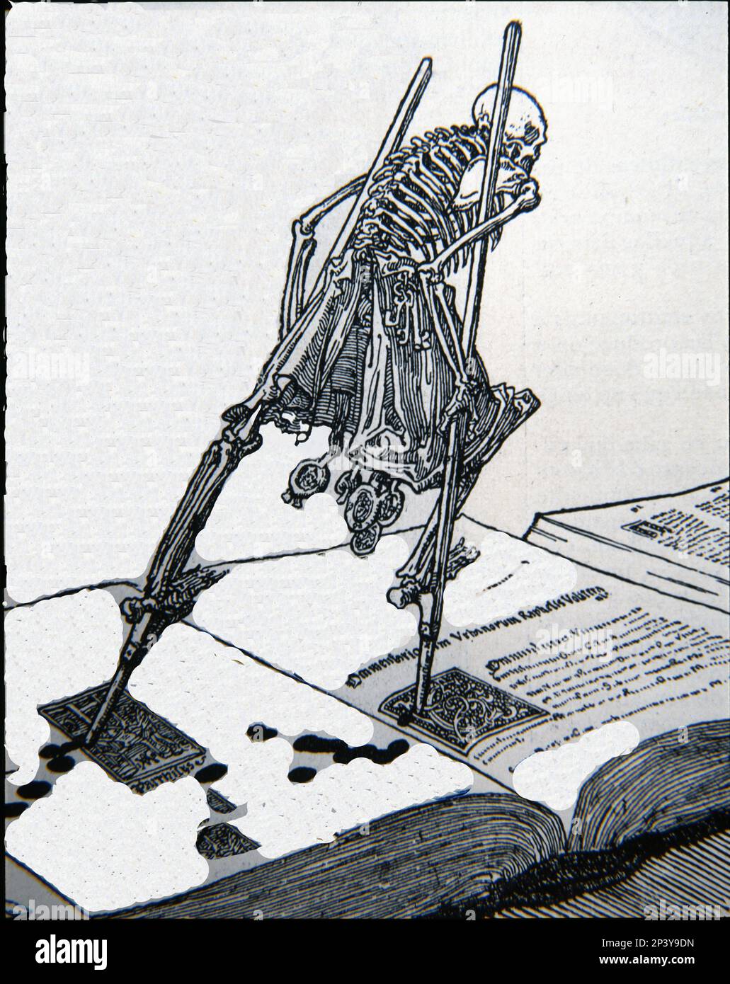 'La Carcoma', disegno che fa parte del libro 'Danza macabra', 1903. Foto Stock