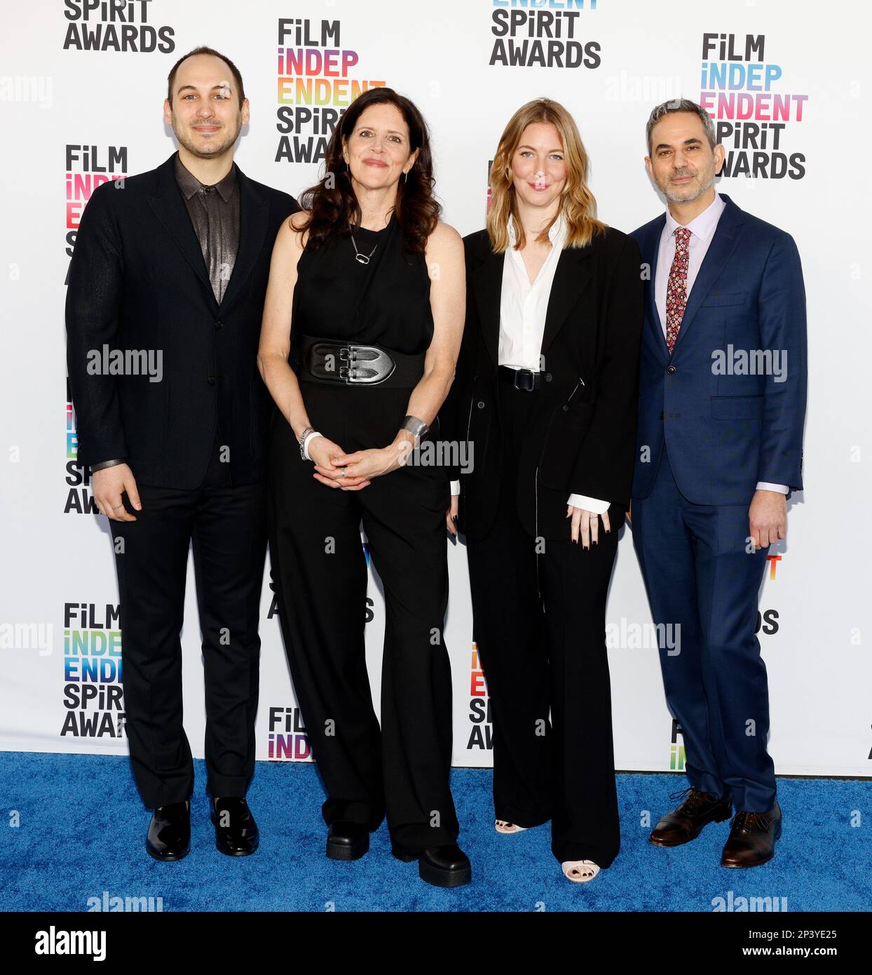 Santa Monica, Stati Uniti. 04th Mar, 2023. Santa Monica, California - 04 marzo 2023: Yoni Golijov, Laura Poitras, Megan Kapler e Howard Gertler partecipano al Film Independent Spirit Awards 2023 Credit: Ovidiu Hrubaru/Alamy Live News Foto Stock