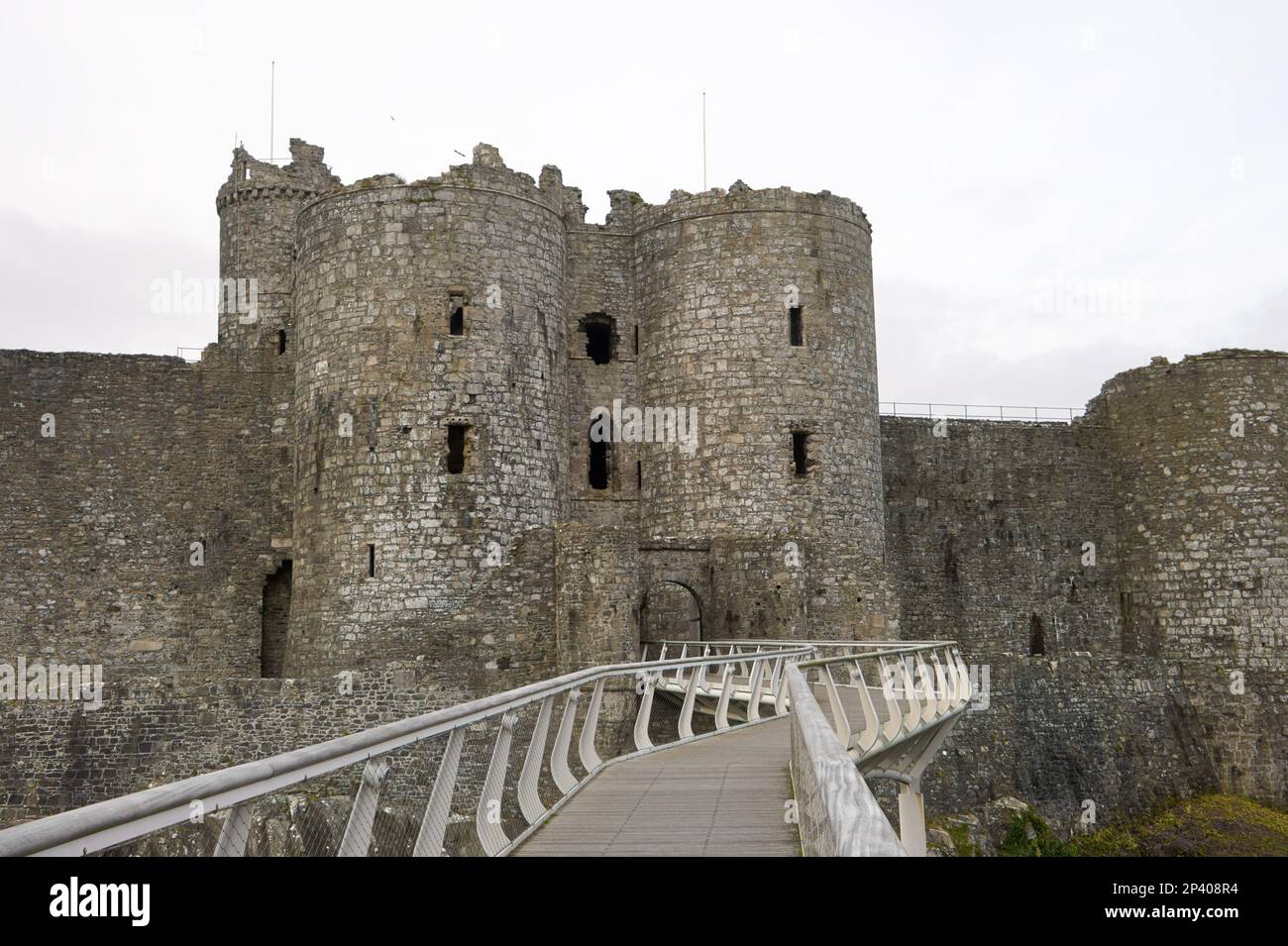 Castello di Harlech, Harlech, Galles Foto Stock