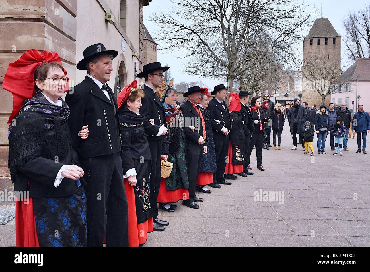 Strasburgo, Francia. 05th Mar, 2023. Inizio della cerimonia delle Guide Stars Michelin che si svolge durante due giorni a Strasburgo presso il Communauté Europénne d'Alsace e il Palais de la Musique et des Congrès. Alla presenza di Gwendal Poullennec, Guillaume Gomez, Jean Francois Piège, Frédéric Anton, Nicolas Stamm Corby, Jean-Luc Heimburger, Frédéric Bierry, Jean Luc Hoffmann, Monique Jung, Camille Sedira Miss Alsace.Strasbourg, Francia nordorientale, il 5 marzo 2023. Foto di Nicolas Roses/ ABACAPRESS.COM Credit: Abaca Press/Alamy Live News Foto Stock