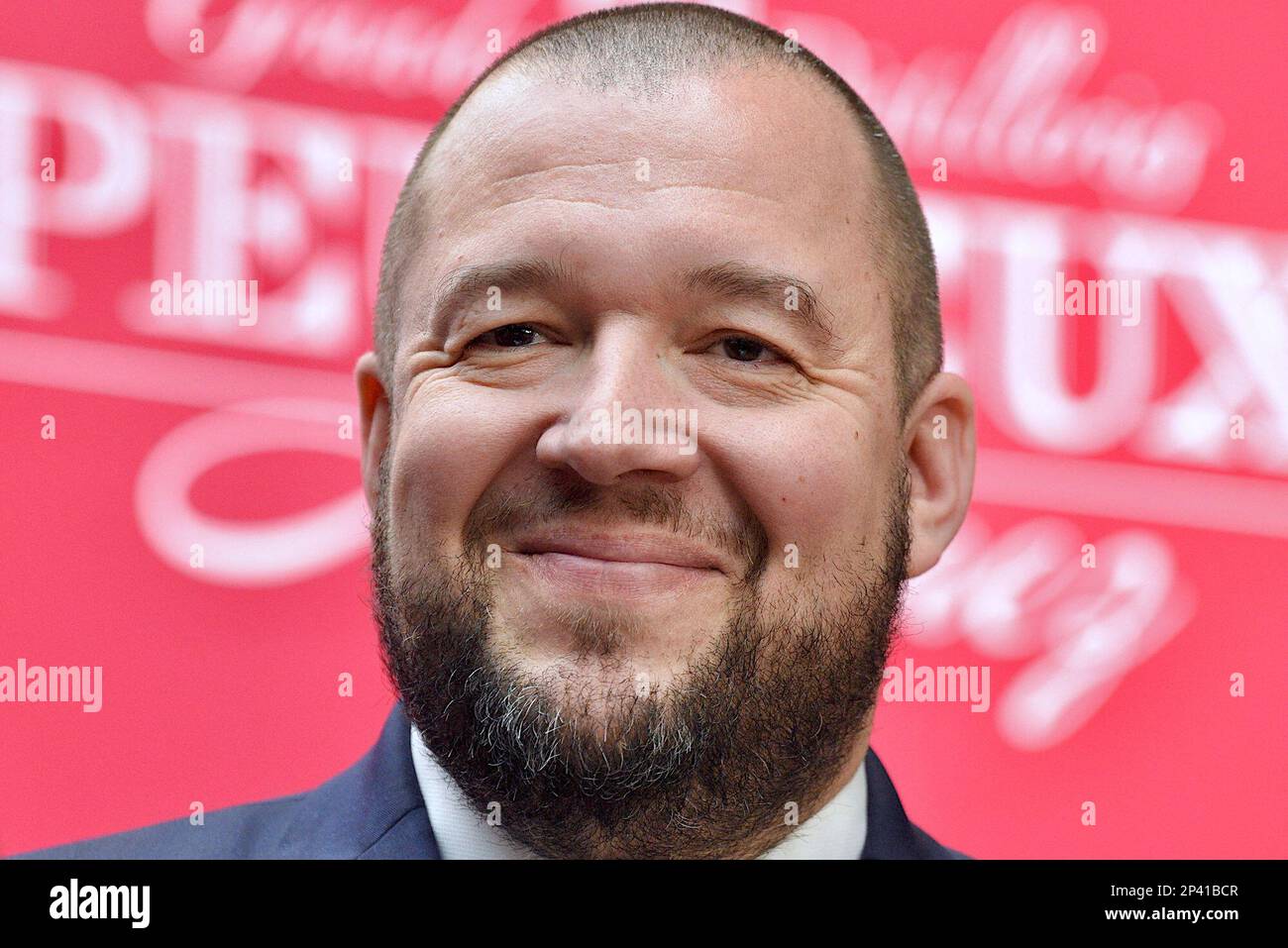 Strasburgo, Francia. 05th Mar, 2023. Inizio della cerimonia delle Guide Stars Michelin che si svolge durante due giorni a Strasburgo presso il Communauté Europénne d'Alsace e il Palais de la Musique et des Congrès. Alla presenza di Gwendal Poullennec, Guillaume Gomez, Jean Francois Piège, Frédéric Anton, Nicolas Stamm Corby, Jean-Luc Heimburger, Frédéric Bierry, Jean Luc Hoffmann, Monique Jung, Camille Sedira Miss Alsace.Strasbourg, Francia nordorientale, il 5 marzo 2023. Foto di Nicolas Roses/ ABACAPRESS.COM Credit: Abaca Press/Alamy Live News Foto Stock