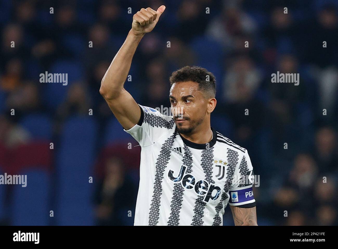 Roma, Italia. 05th Mar, 2023. Danilo della Juventus durante AS Roma vs Juventus FC, calcio italiano Serie A match in Rome, Italy, March 05 2023 Credit: Independent Photo Agency/Alamy Live News Foto Stock