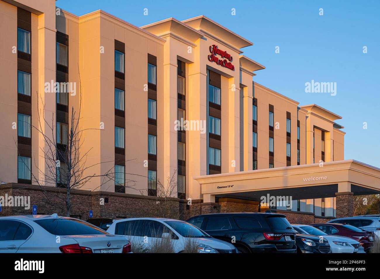 Hampton Inn & Suites at Sunset a Snellville, Georgia. (USA) Foto Stock