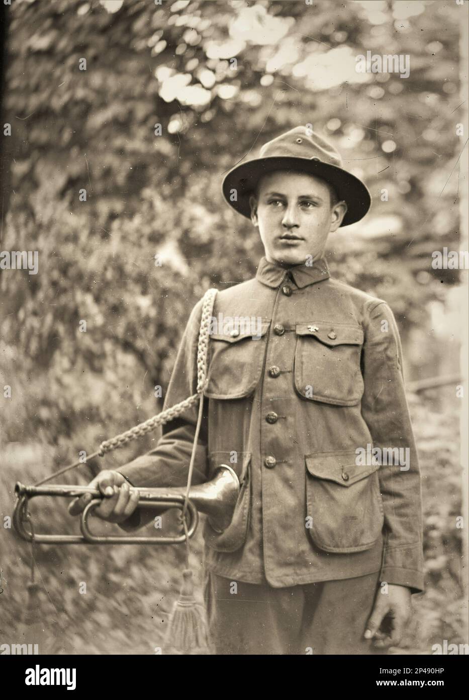 1912 Sigmund Eisner Boy Scout uniforme BSA Boy Scouts of America Foto Stock