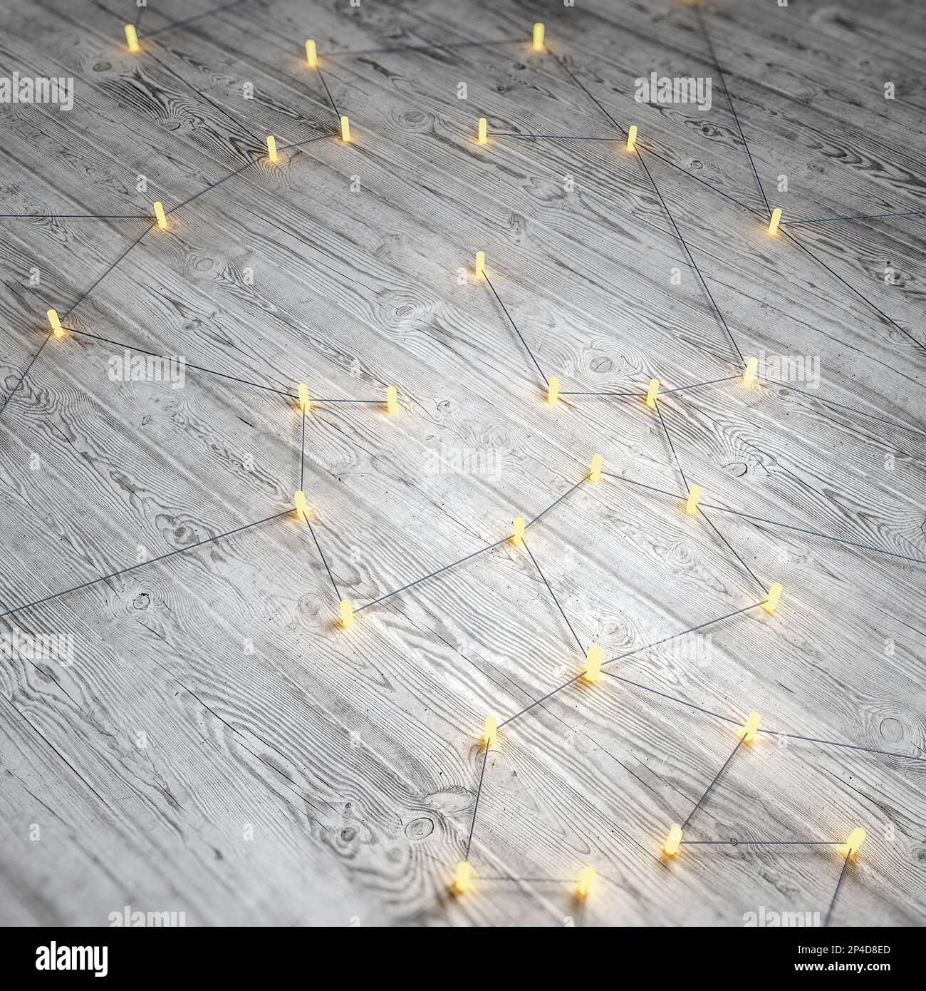 Mercato di riferimento della ricerca aziendale sull'innovazione. rendering 3d Foto Stock