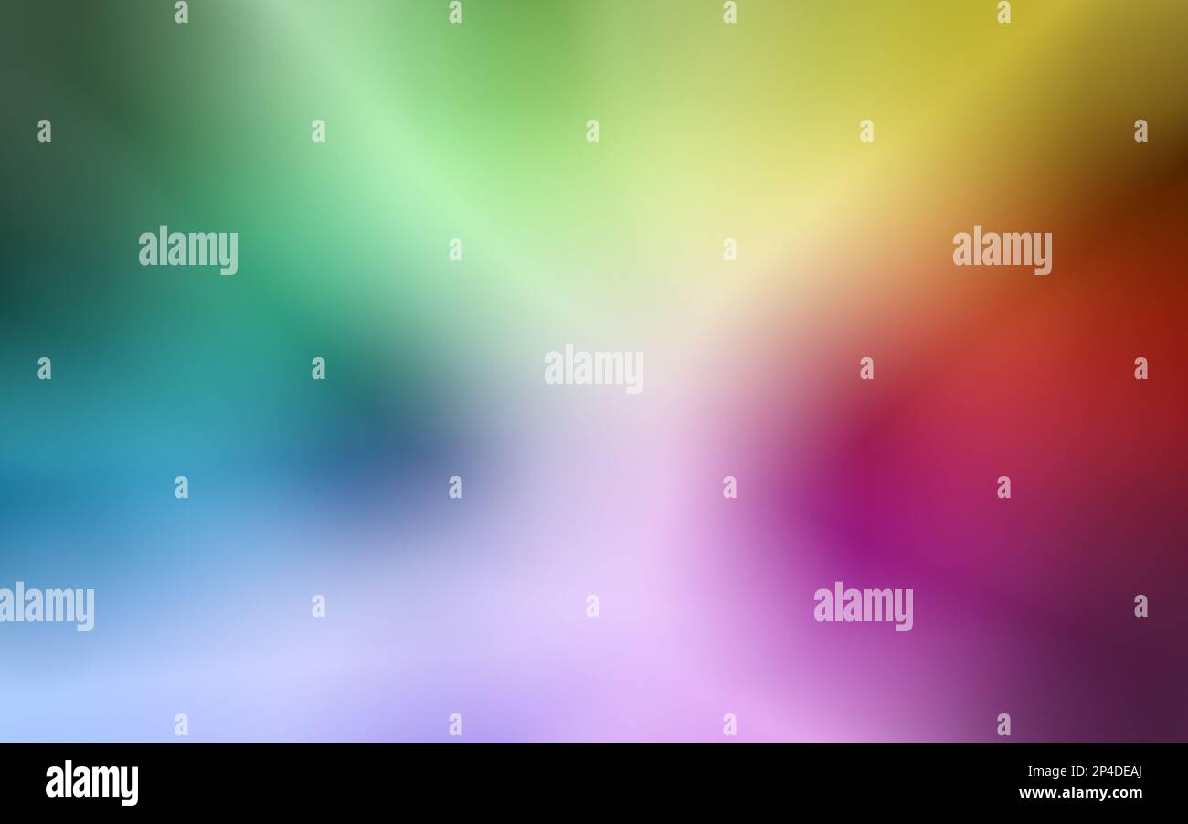 Rainbow Colors digital blur sullo sfondo panorama Foto Stock