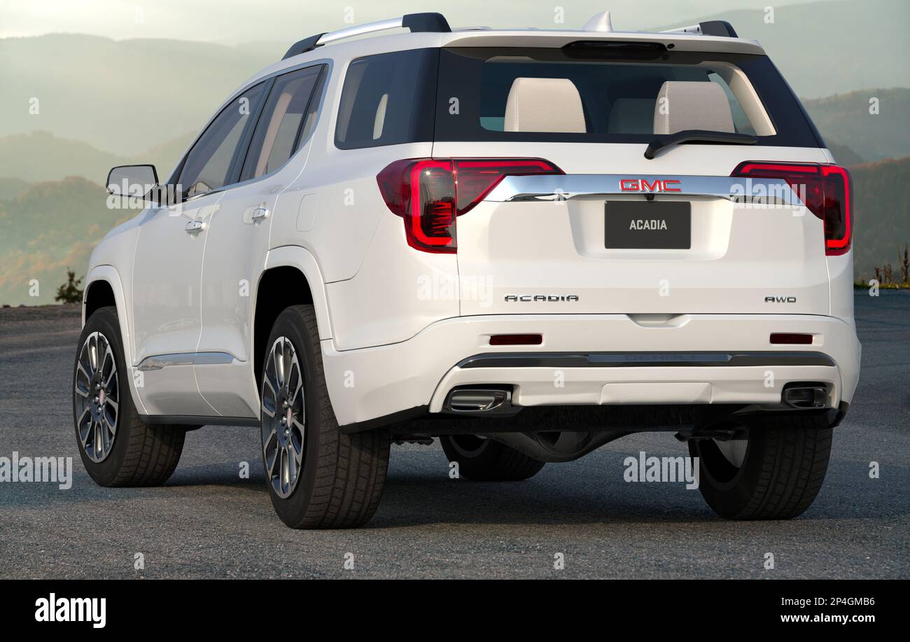 GMC Acadia SUV di medie dimensioni Foto Stock
