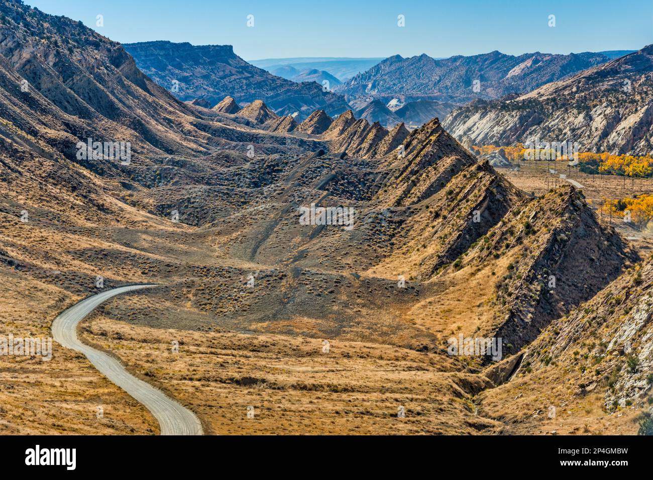 The Cockscomb Monocline, Cottonwood Road nel Cottonwood Canyon, Grand Staircase Escalante National Monument, Utah, USA Foto Stock