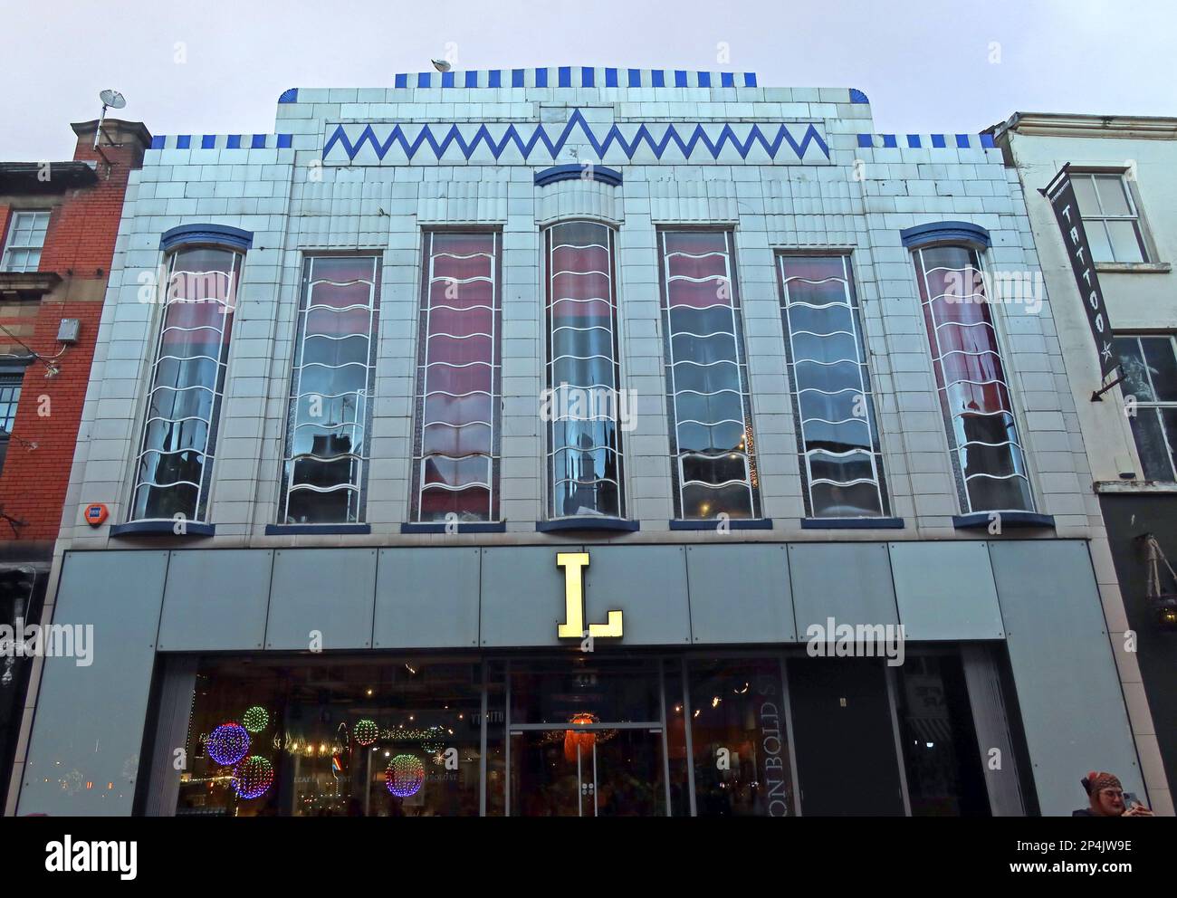 Leaf, 65-67 Bold St, Liverpool, Merseyside, Inghilterra, REGNO UNITO, L1 4EZ Foto Stock