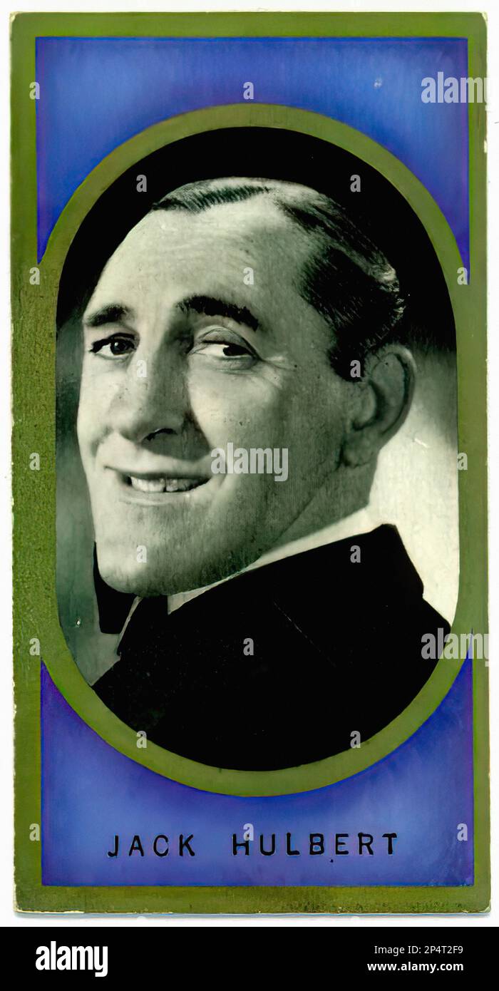 Ritratto di Jack Hulbert - Cigarette Vintage Card 04 Foto Stock
