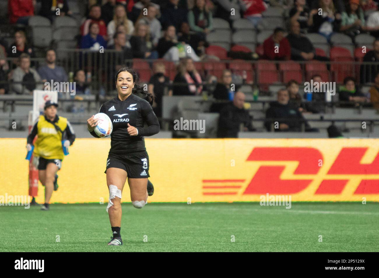 VANCOUVER, CANADA - MARZO 05: Medaglia d'oro tra la Nuova Zelanda e l'Australia durante la HSBC World Rugby Sevens Series 2023 al BC Place Stadium di Vancouver, Canada. (Foto di Tomaz Jr/PxImages) Foto Stock