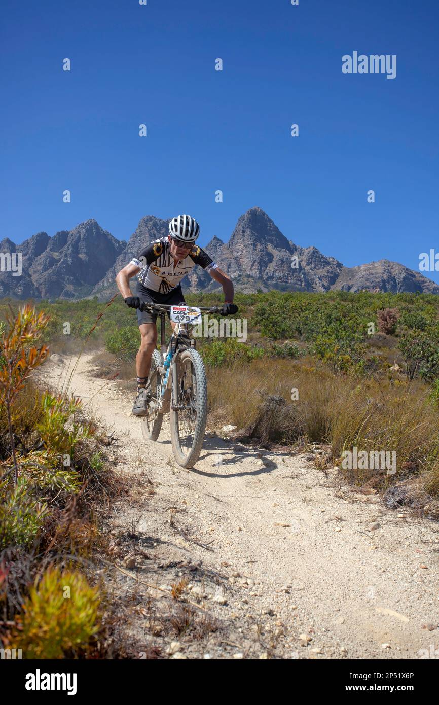 Mountain bike all'ABSA Cape Epic Foto Stock