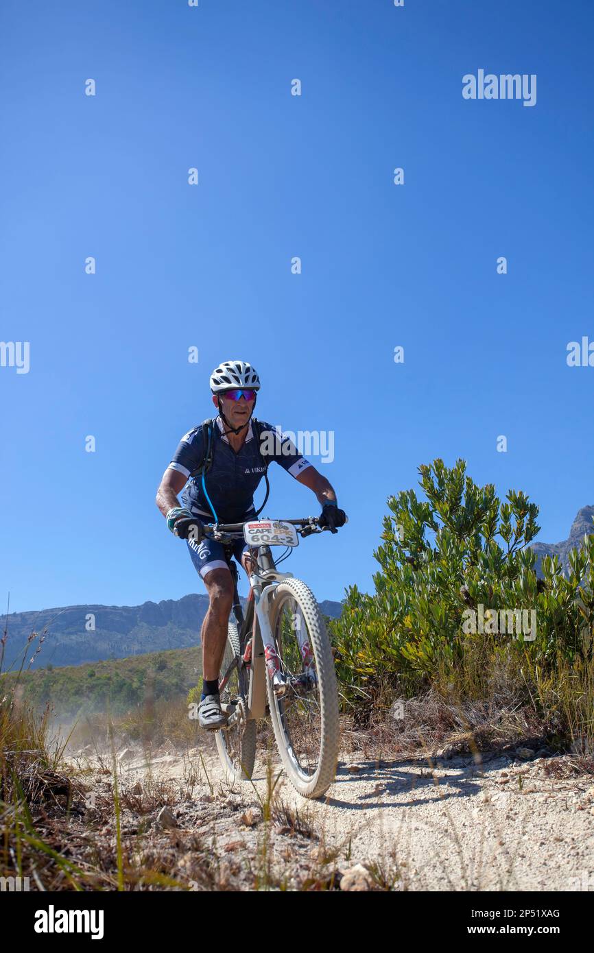 Mountain bike all'ABSA Cape Epic Foto Stock