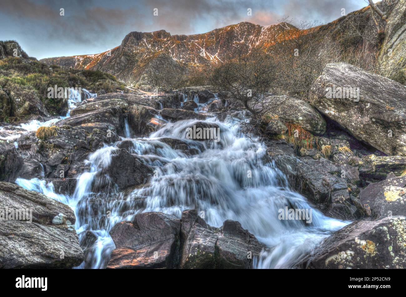 CWM Idwal, riserva naturale a Snowdonia, Galles Foto Stock