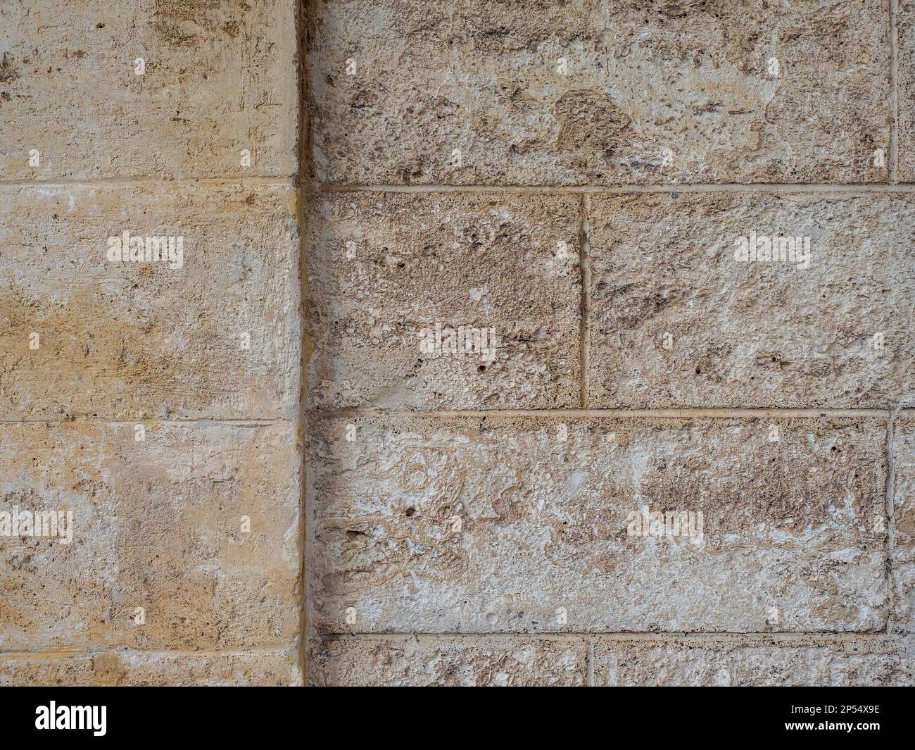 Colonna di pietra architettonica Foto Stock