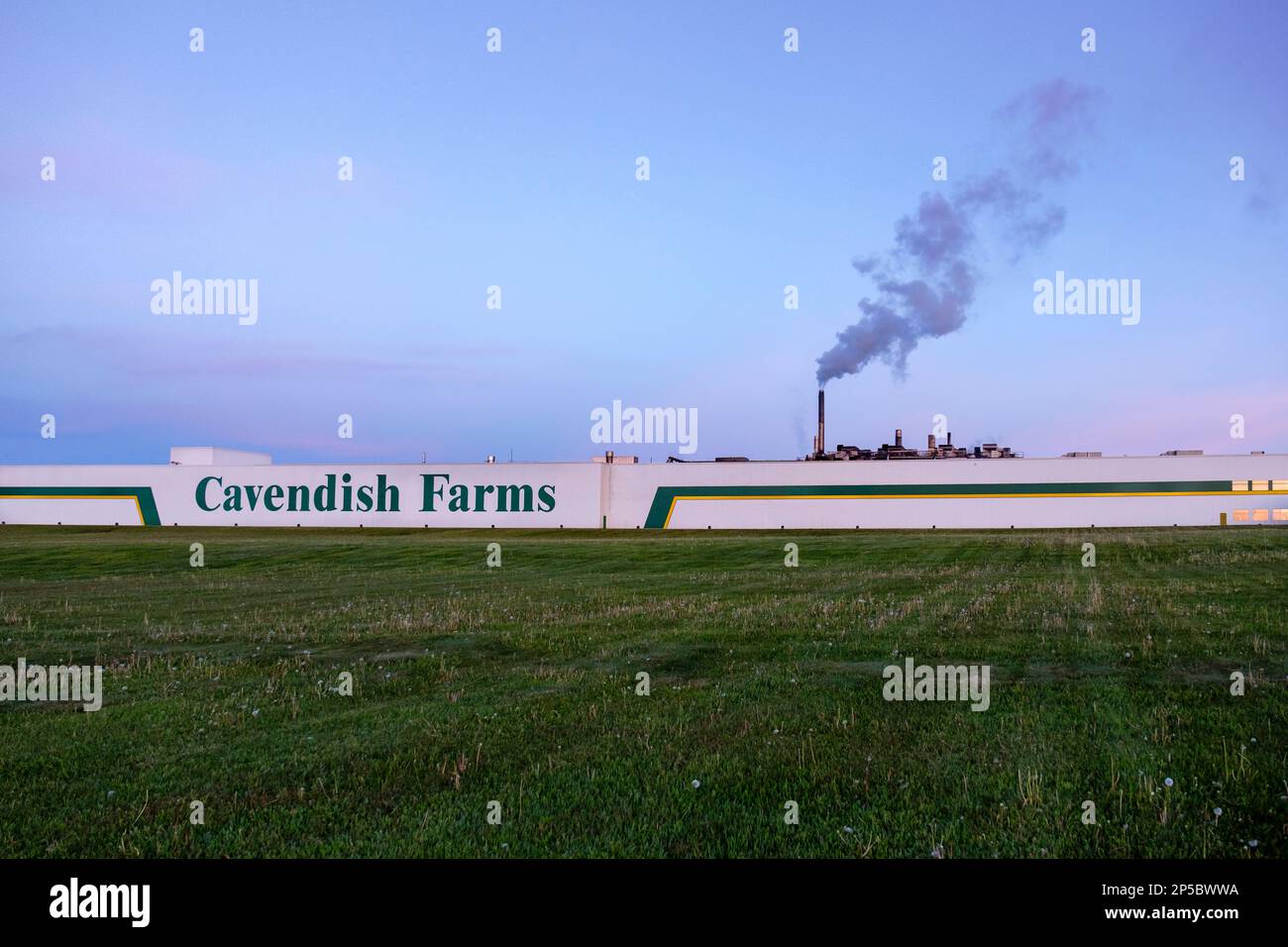 Cavendish Farms Plant #2, impianto di trasformazione di alimenti/patate, fabbrica di alimenti trasformati, New Annan, Prince Edward Island, PEI, Canada Foto Stock