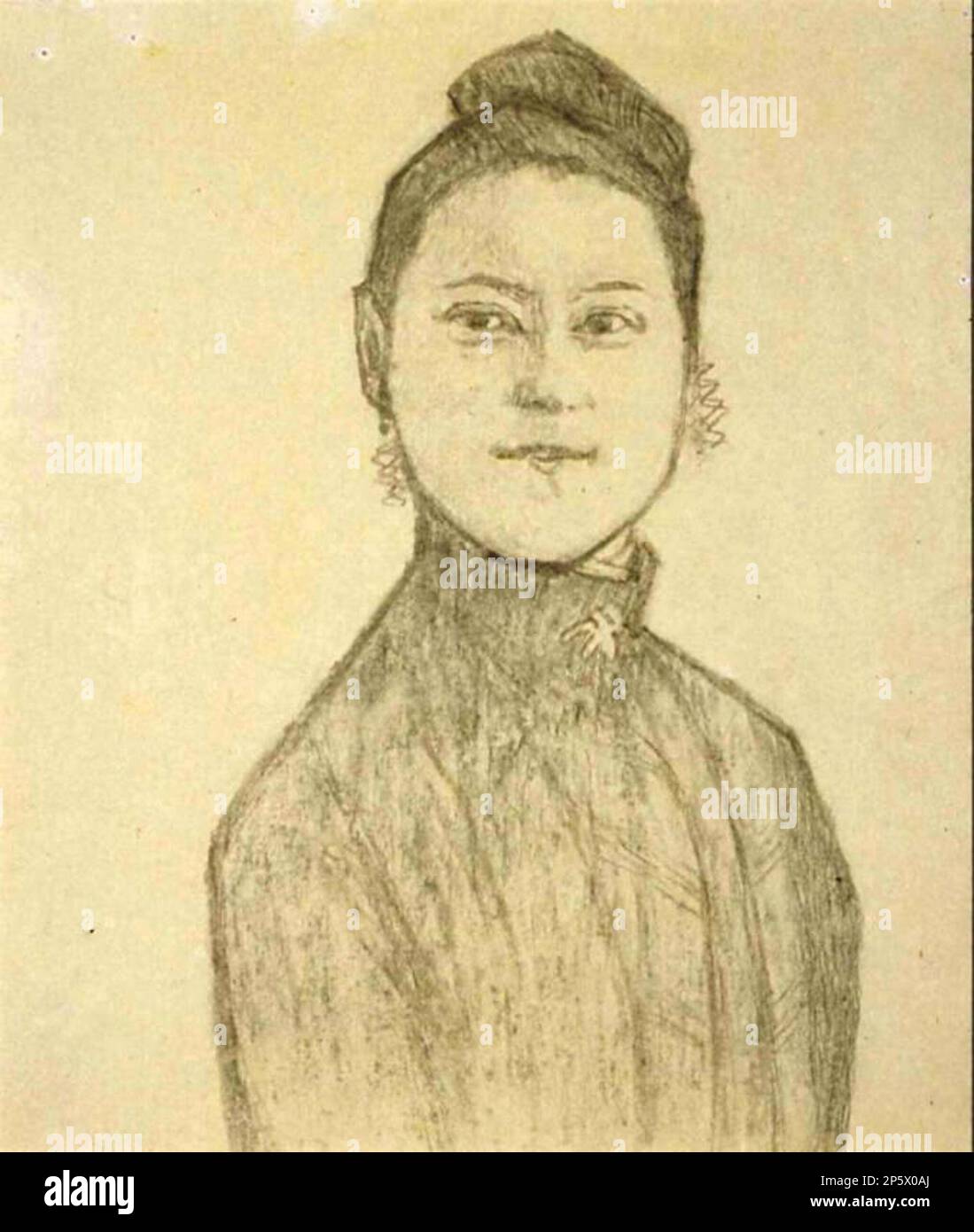 Sainte Thérèse de l'enfant Jésus à Quinze Ans, Gwendoline Mary John (Haverfordwest, Galles, 1876 - 1939) 1929 Foto Stock