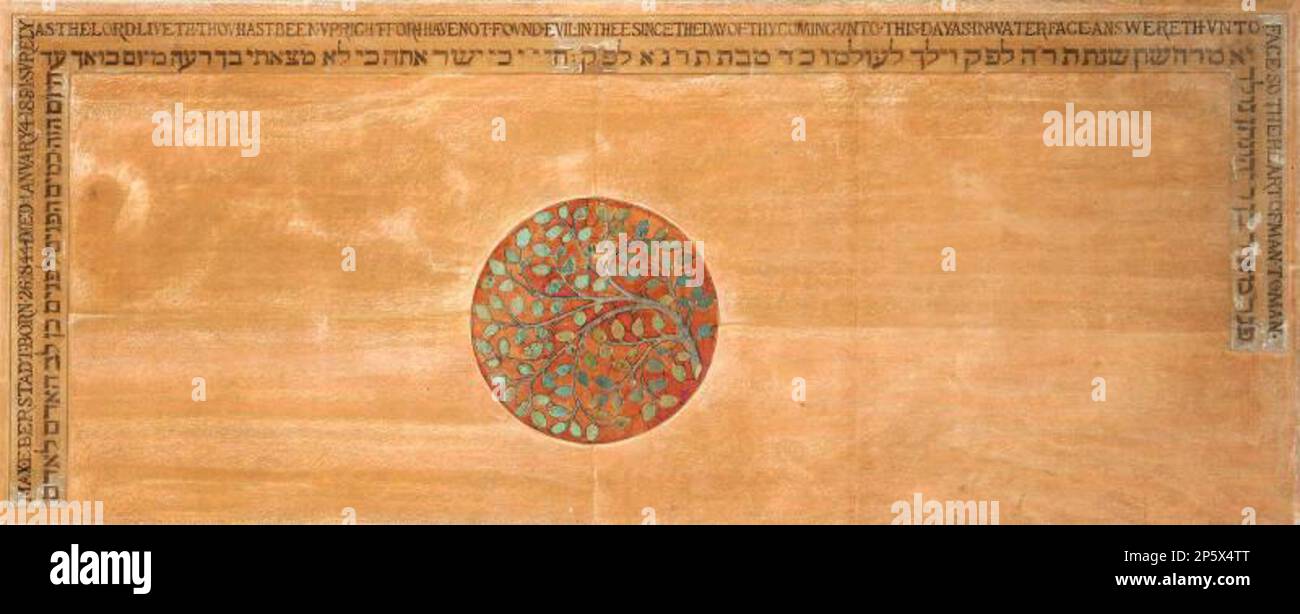 Progetto per il Gravestone di Max Eberstadt, Sir Edward Coley Burne-Jones (Birmingham, Inghilterra, 1833 - 1898) c. 1891 Foto Stock