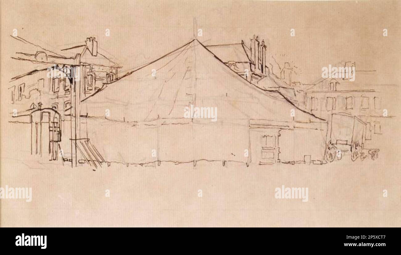 Large Tent, Walter Richard Sickert (Monaco di Baviera, Germania, 1860 - 1942) Foto Stock