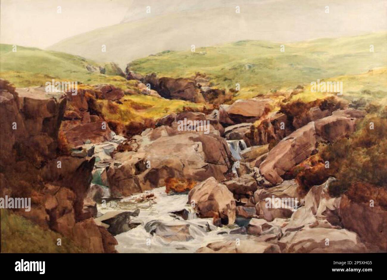 Maggio giorno, Gaadaidh Burn, Skye, Colin Bent Phillip (Kensington, Londra, 1855 - 1932) 1912 Foto Stock