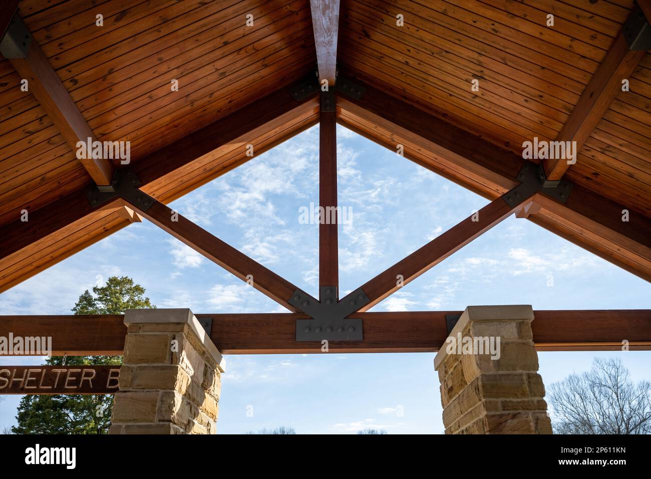 Soffitto del riparo B al Parco Nazionale di Mammoth Cave Foto Stock