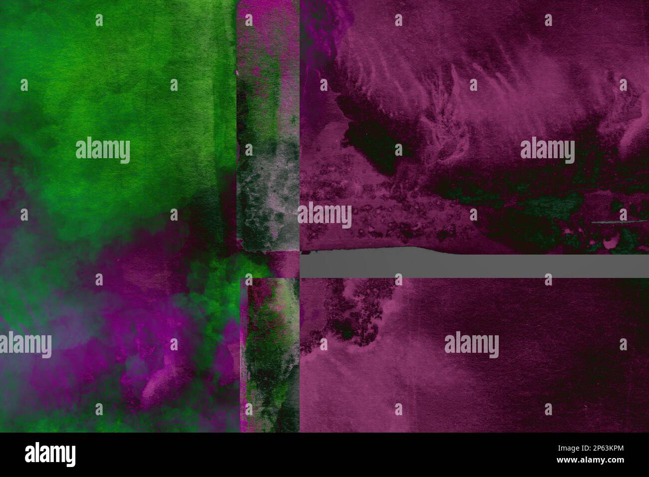 Astratto panno fumo chiaro su sfondo rosa arancione magenta rosso gradiente Foto Stock