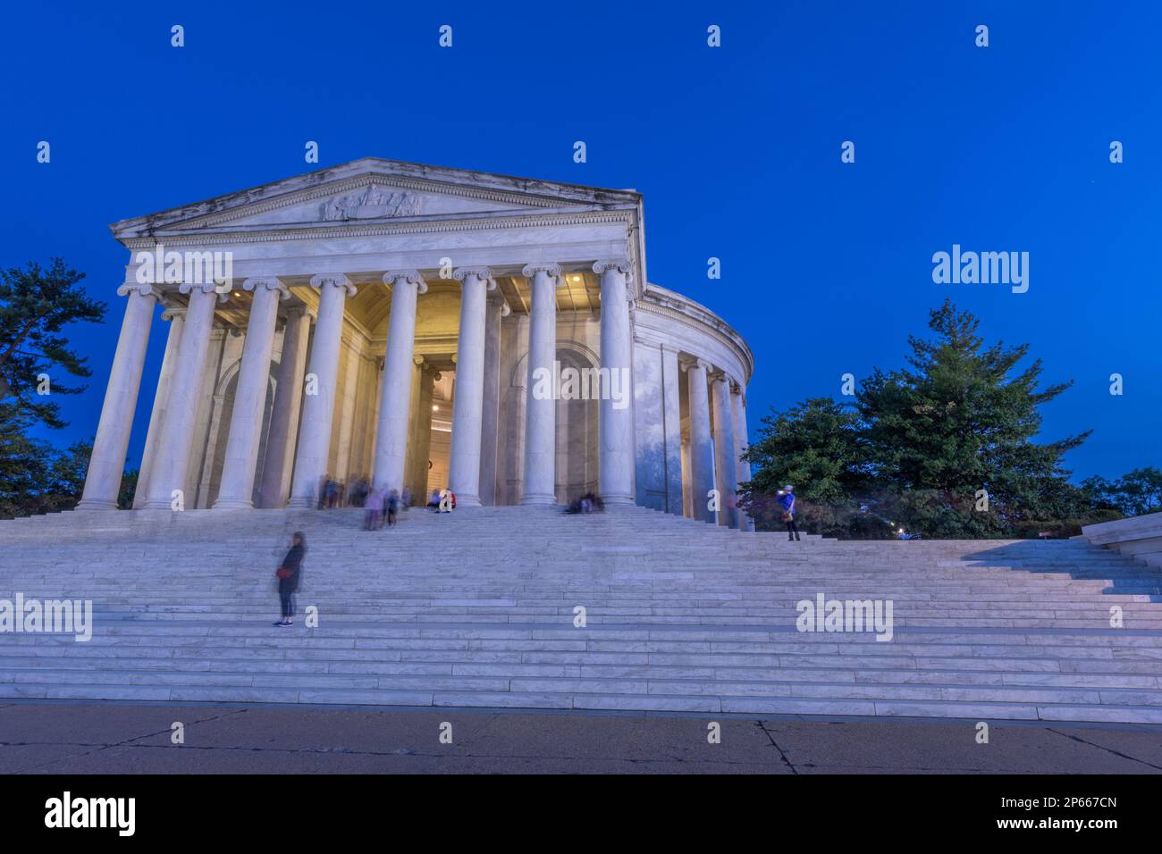 Il Thomas Jefferson Memorial, un monumento nazionale designato nel West Potomac Park, Washington, D.C., Stati Uniti d'America, Nord America Foto Stock