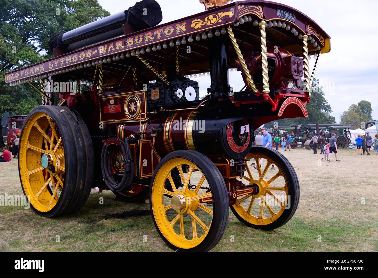 Shrewsbury Steam fair 2022 - motore di trazione Foto Stock