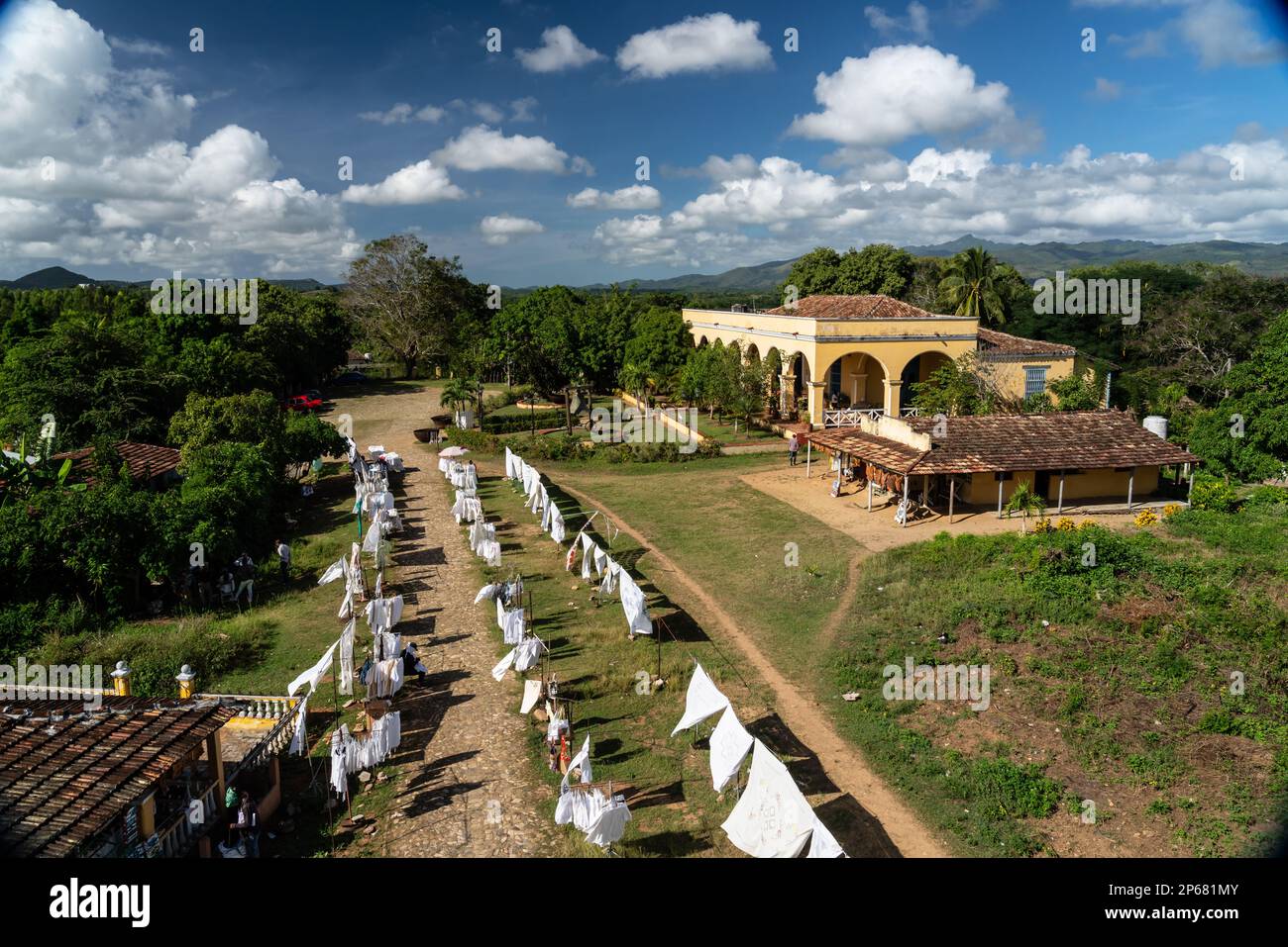 Ex Manaca-Iznaga piantagione di zucchero Casa Grande, Valle de los Ingenios, patrimonio dell'umanità dell'UNESCO, vicino a Trinidad, Cuba, Indie Occidentali, Caraibi Foto Stock