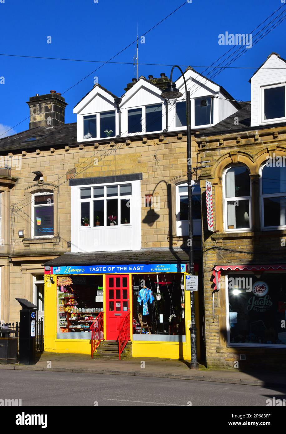 Taste of the East, Hebden Bridge Foto Stock