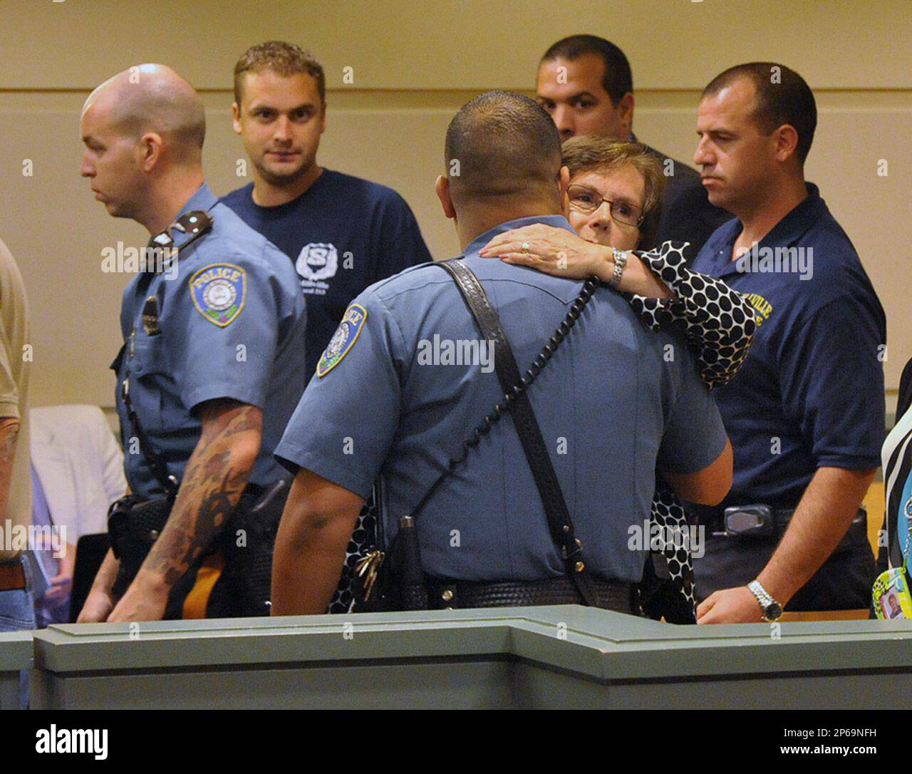 Millville Plt Nelson Ferrer Embraces The Mother Of Christopher Reeves millville-plt-nelson-ferrer-embraces-the-mother-of-christopher-reeves