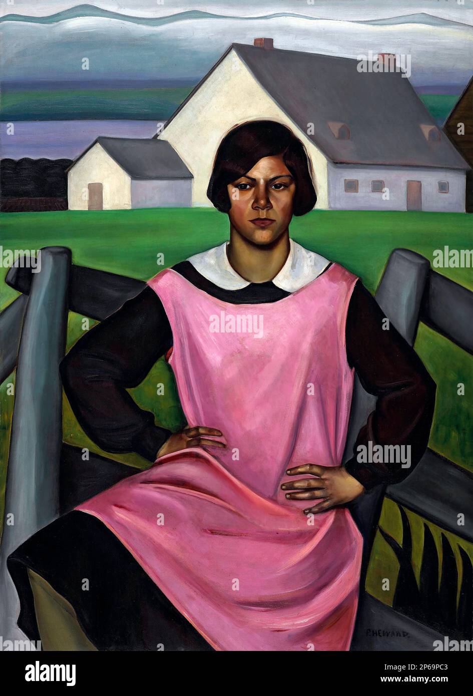 Rollande dell'artista canadese, Prudence Heward (1896-1947), olio su tela, 1929 Foto Stock