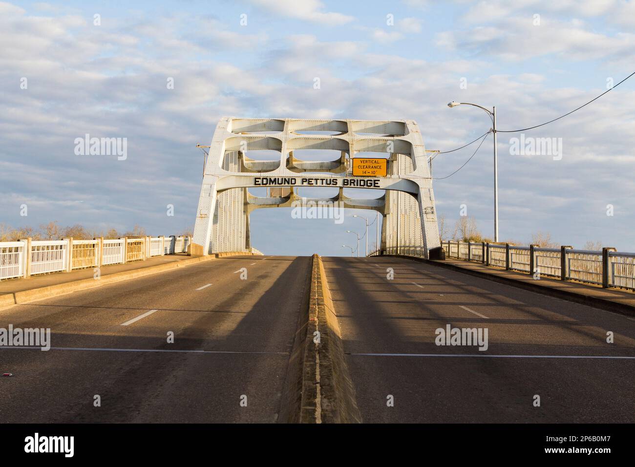 Marzo 3, 2014. Selma, Alabama. Ponte Edmund Pettus, monumenti dei diritti civili, murale della domenica sanguinante, Amelia Boynton Robinson e Monumento Marie Foster, Foto Stock