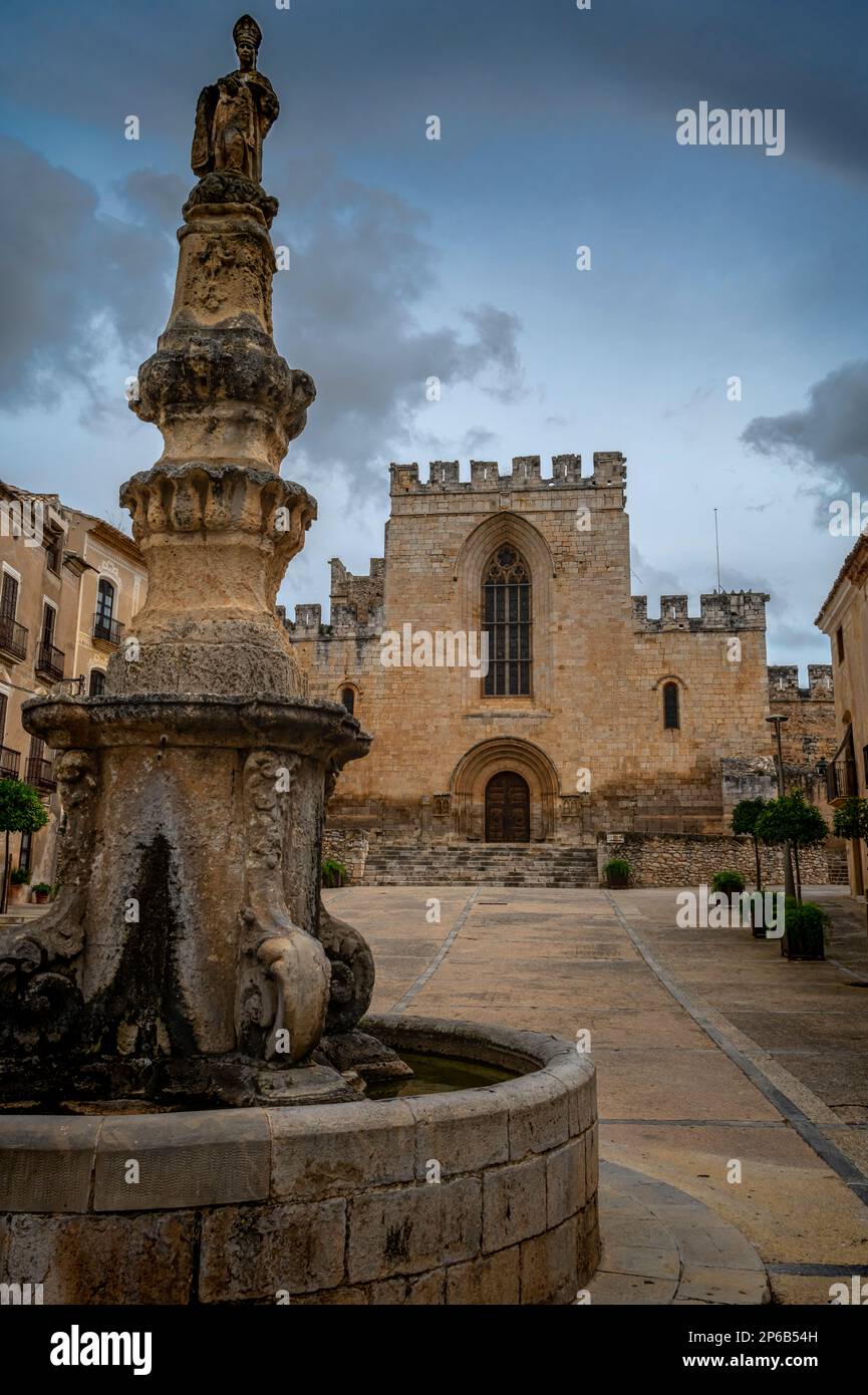 Monastero di Santa Maria de Santes Creus, Alt Camp, Tarragona, Catalogna, Spagna Foto Stock