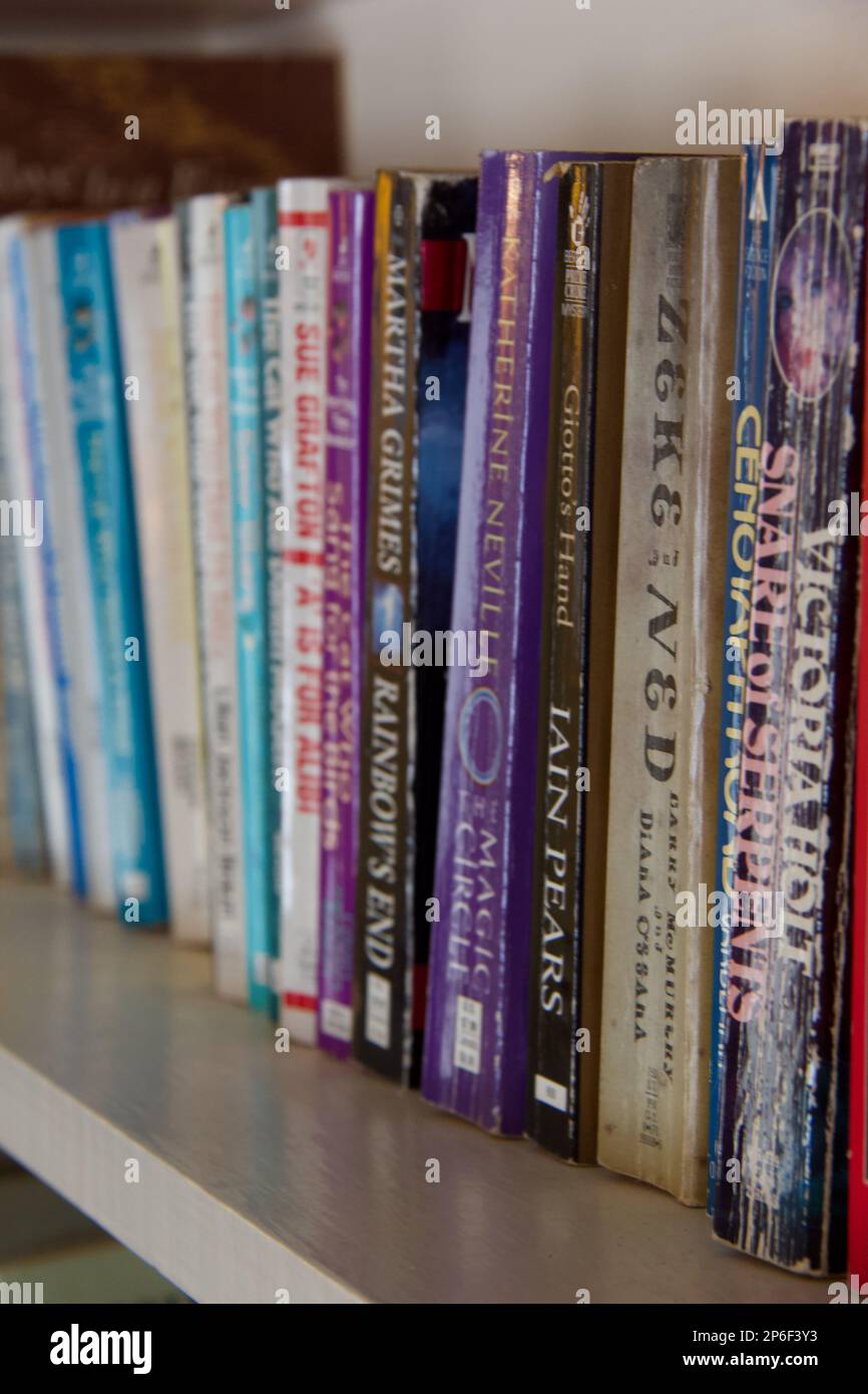 mensola di libro Foto Stock