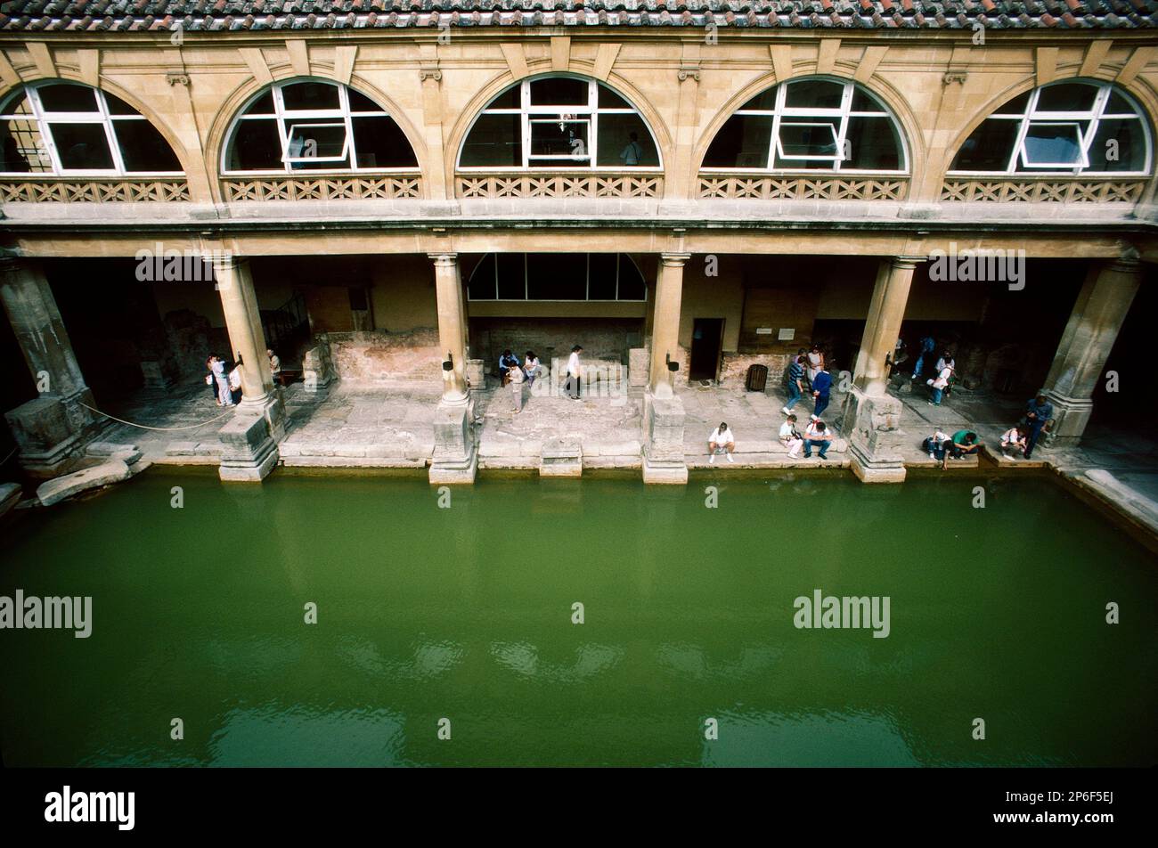 Le Terme Romane a Bath, Inghilterra (60-70 d.C. Foto Stock