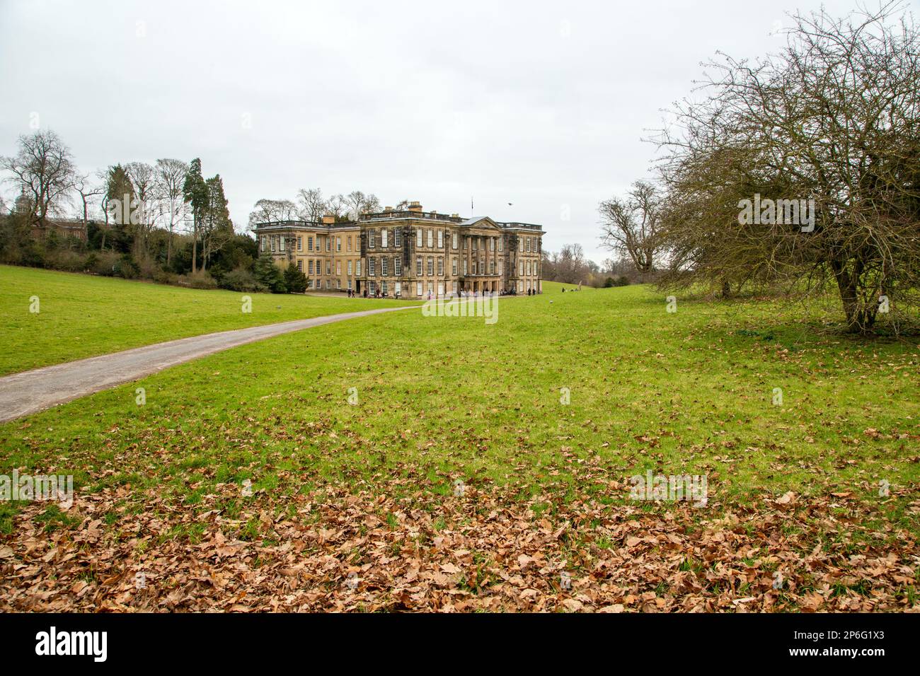 Calke Abbey un Grade i casa di campagna elencati vicino Tickall, Derbyshire, la casa è stata di proprietà della famiglia Harpur per quasi 300 anni Foto Stock